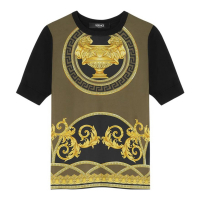 Versace T-shirt 'La Coupe Des Dieux Panelled' pour Femmes