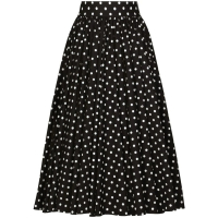 Dolce&Gabbana Women's 'Polka-Dot' Midi Skirt