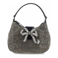 Self Portrait 'Multi Rhinestone Crescent' Schultertasche für Damen