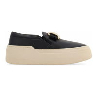 Salvatore Ferragamo Slip-on Sneakers 'New Vara Plate' pour Femmes