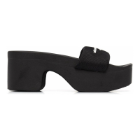 Alexander Wang Women's 'Logo-Print Strap' High Heel Mules