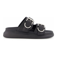 Alexander McQueen Sandales à semelle plateforme 'Buckle-Strap' pour Hommes