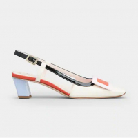 Roger Vivier Women's 'Belle Vivier Covered Buckle' Slingback Pumps