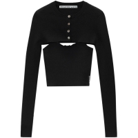 Alexander Wang 'Cut-Out' Oberteil & Strickjacke für Damen