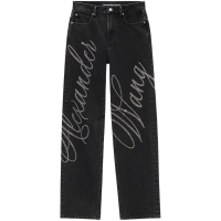 Alexander Wang Jeans 'Ez Logo-Embellished' pour Femmes