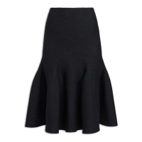 Alaïa Women's 'Sculptural Godet' Midi Skirt