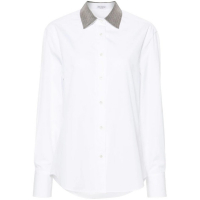 Brunello Cucinelli Women's 'Monili-Collar' Shirt