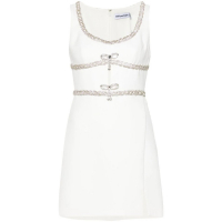 Self Portrait Women's 'Bow-Detail Crystal-Trim' Mini Dress