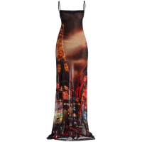 Jean Paul Gaultier Women's 'Pigalle Print' Slip Dress