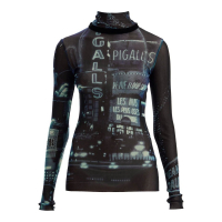 Jean Paul Gaultier Women's 'Pigalle Print' Long Sleeve top