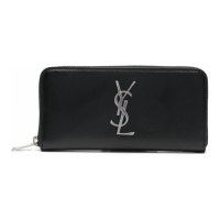 Saint Laurent Men's 'Cassandre-Plaque' Wallet