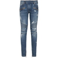 Balmain Jeans skinny 'Biker' pour Hommes