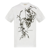 Alexander McQueen Women's 'Cherry Blossom Skull X' T-Shirt