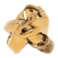 Alexander McQueen 'Engraved Logo' Ring für Damen