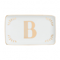 Bitossi 'Rectangular Letter B' Tablett - 10 x 16.5 cm