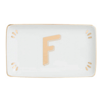 Bitossi 'Rectangular Letter 'F'' Ablagefach - 10 x 16.5 cm