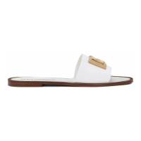 Dolce & Gabbana Women's 'DG-Logo' Flat Sandals