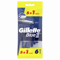 Gillette 'Blue II' Einwegrasierer - 6 Stücke