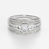 Maison de la Joaillerie Women's 'Jonc Lumineux' Ring