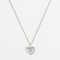 Maison de la Joaillerie Women's 'Coeur Tendresse' Pendant with chain