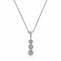 Maison de la Joaillerie Women's 'Mini Trilogy' Pendant with chain