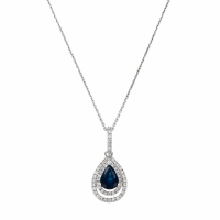 Maison de la Joaillerie Women's 'Azurite' Pendant with chain