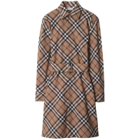 Burberry Robe chemise 'Checked' pour Femmes