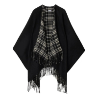 Burberry Cape 'Checked' pour Femmes