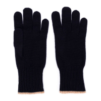 Brunello Cucinelli Gants 'Ribbed Knit' pour Hommes