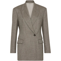 Brunello Cucinelli 'Herringbone' Klassischer Blazer für Damen