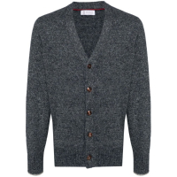 Brunello Cucinelli Cardigan 'Speckle-Knit' pour Hommes