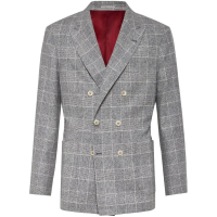 Brunello Cucinelli Blazer 'Checked' pour Hommes