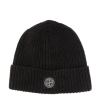 Stone Island Bonnet 'Logo-Patch' pour Hommes