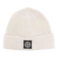 Stone Island Bonnet 'Logo-Patch' pour Hommes