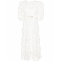 Zimmermann Robe Midi 'Halliday Lace Flower' pour Femmes