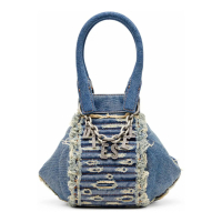 Diesel Women's 'D-Vina-XS Distressed Denim' Shoulder Bag