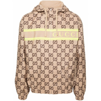 Gucci Men's 'GG Supreme Print Hooded' Jacket