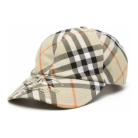 Burberry Men's 'Equestrian Knight-Appliqué Checked' Cap