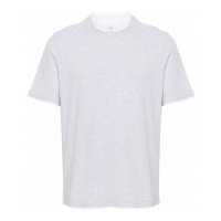 Brunello Cucinelli T-shirt 'Double-Layer' pour Hommes