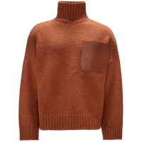 Jw Anderson Men's 'Anchor-Logo' Turtleneck Sweater