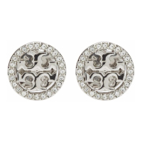 Tory Burch Boucles d'oreilles 'Miller Crystal-Embellished' pour Femmes