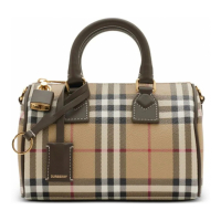 Burberry Sac à main bowling 'Mini Check' pour Femmes