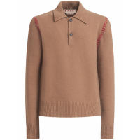 Marni Pull 'Logo-Patch Polo' pour Hommes