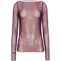 Pinko 'Seamless Semi-Sheer' Langärmelige Bluse für Damen