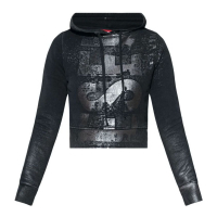 Diesel Sweatshirt à capuche  'F-Slimmy Logo-Print' pour Femmes