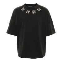 Palm Angels T-shirt 'Monogram-Print' pour Hommes