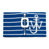 Jw Anderson Men's 'Logo Striped' Neck Warmer