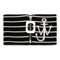 Jw Anderson Men's 'Logo Striped' Neck Warmer