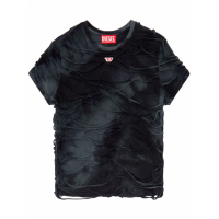 Diesel T-shirt 'Tie-dye Logo-embroidered' pour Femmes