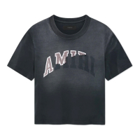 Amiri T-Shirt court 'Vintage Baby' pour Femmes